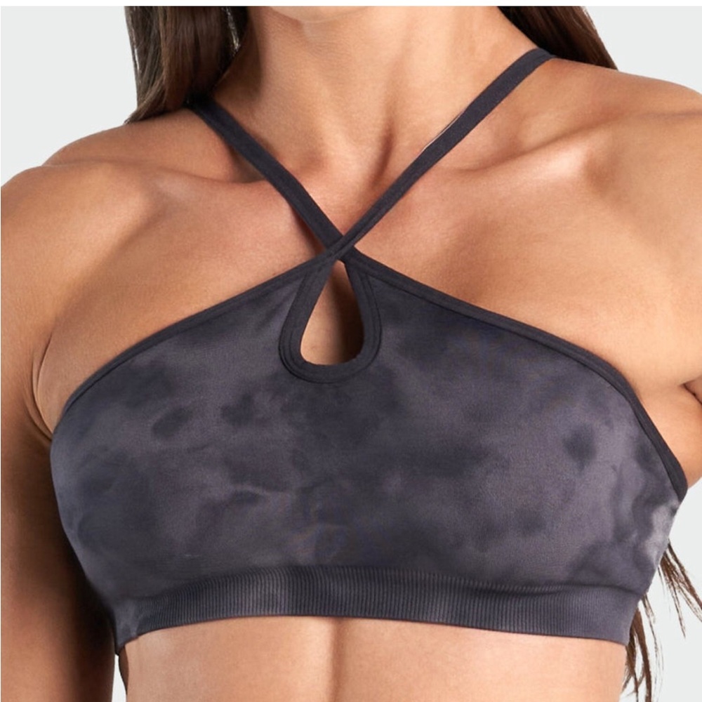 Crisscross Black Sports Bra